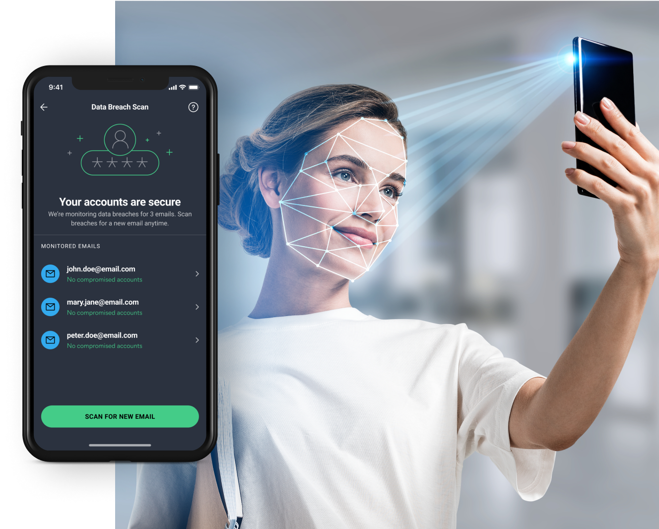 Rund-um-die-Uhr-überwachung auf Datenlecks